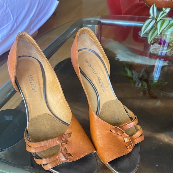 💕Manuela Morin Leflesh  Stiletto Pumps 38 - Picture 7 of 7